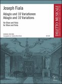 Adagio und 10 Variationen für Oboe und Viola 2 Spielpartituren