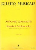 Sonata a violon solo für Violone (Violoncello/Fagott) und Bc