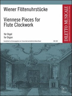 Cover Wiener Flötenuhrstücke für Orgel