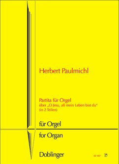 Cover Partita über O Jesu all mein Leben bist du für Orgel