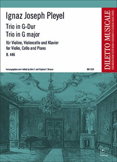 Trio G-Dur B446 für Violine, Violoncello und Klavier Stimmen