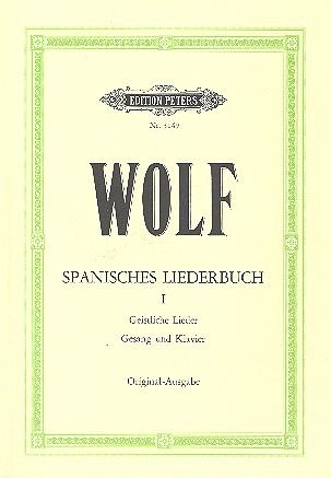 Spanisches Liederbuch Band 1 für Singstimme und Klavier (original, dt/en)