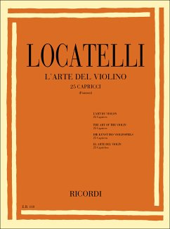 L'arte del violino da op.3 25 capricci per violino