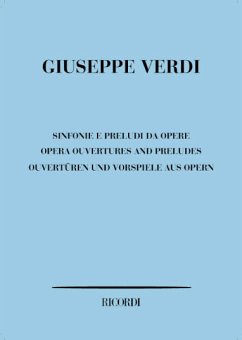 Ouvertüren und Vorspiele aus Opern für Orchester Studienpartitur