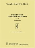 Introduction et rondo capriccioso op.28 pour violon et orchestre pour 2 pianos ŕ 4 mains partition