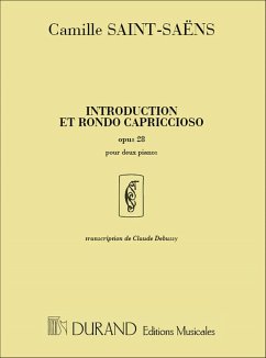 Introduction et rondo capriccioso op.28 pour violon et orchestre pour 2 pianos ŕ 4 mains partition