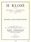 Etudes et exercises Etudes caracteristiques (6e-7e) pour clarinette