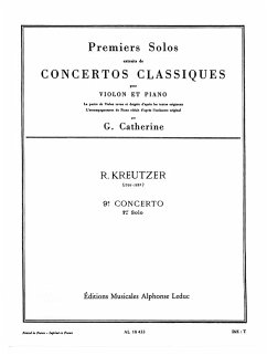 Cover Solo no.1 du concert no.9 pour violon et orchestre pour violin et piano