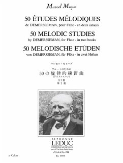 Cover 50 études mélodiques op.4 vol.2 pour flűte