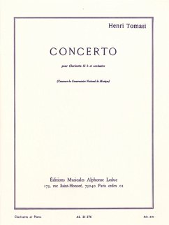 Cover Concerto pour clarinette et orchestre . pour clarinette et piano