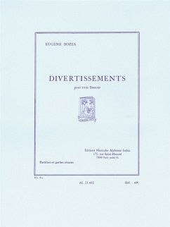 Divertissements pour 3 bassons partition et parties