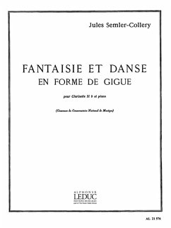 Cover Fantaisie et Danse - En Forme de Gigue pour clarinette et piano