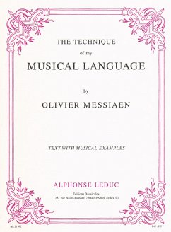 Cover The Technique of my Musical Language Text with musical examples