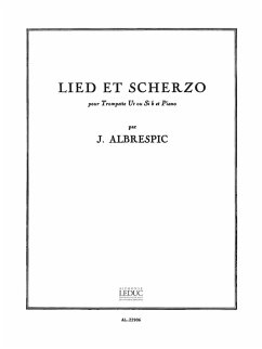 Cover LIED ET SCHERZO POUR TROMPETTE EN UT OU SIb ET PIANO