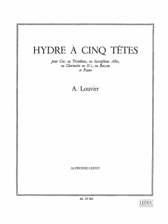 Cover Hydre ŕ 5 tętes pour cor (trombone, saxophone, clarinette, basson) et piano