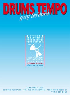 Cover LEFEVRE/MOUCHA DRUMS TEMPO BATTERIE AVEC CD
