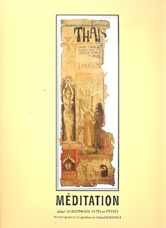 Cover Méditation de Thais pour saxophone alto et piano