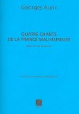 4 chants de la France malheuruese pour chant et piano (fr/en)