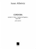 I. Albeniz Cordoba Chants D'Espagne N 4 Pour Piano Piano