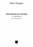 L'Invitation au voyage no.1 pour chant et piano partition