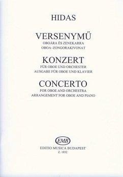 Cover Concerto for oboe and orchestra for oboe and piano