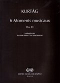 6 Moments musicaux op.44 für Streichquartett Partitur 6 Moments musicaux op.44 für Streichquartett Partitur