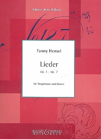 Lieder op.1 und op.7 für Singstimme und Klavier (dt)
