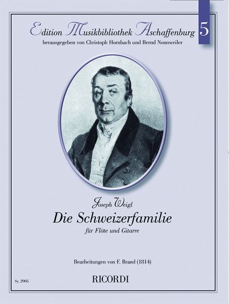 Die Schweizerfamilie für Gesang und Gitarre Partitur und Stimme