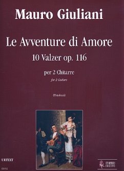 Cover Le avventure di amore 10 valzer op.116 per 2 chitarre