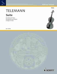 Suite D-Dur für Viola und Klavier Suite D-Dur für Viola und Klavier