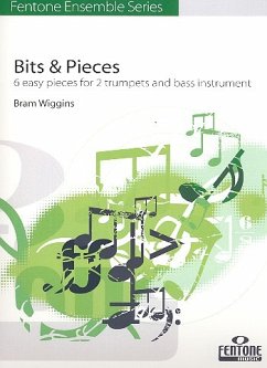 Cover Bits & Pieces for 2 trumpets and bass instrument score and parts
