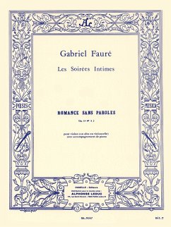 Cover Romance sans paroles op.17,3 pour violon (alto, violoncelle) et piano