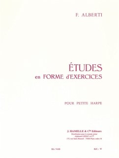 Cover Études en forme d'exercices pour petite harpe
