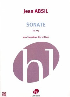 Cover Sonate op.115 pour saxophone alto et piano