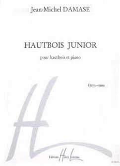 Cover DAMASE Jean-Michel Hautbois junior hautbois et piano Partition