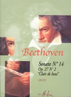 Cover BEETHOVEN Ludwig van Sonate n°14 Clair de Lune Op.27 n°2 piano Partition