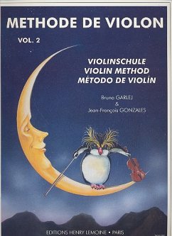 Cover Methode de violon vol.2 (fr/dt/en/sp)