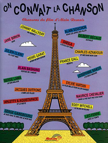 On connait la chanson: chansons du film d'Alain Resnais pour chant, piano, guitare