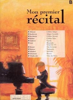 Cover Mon premier récital vol.B pour piano
