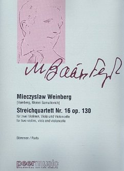 Cover Streichquartett Nr.16 op.130 Stimmen