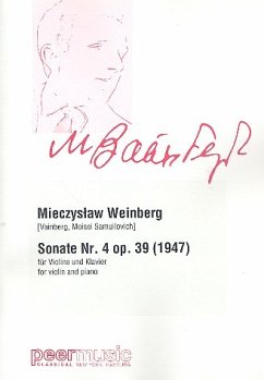 Cover Sonate Nr.4 op.39 für Violine und Klavier