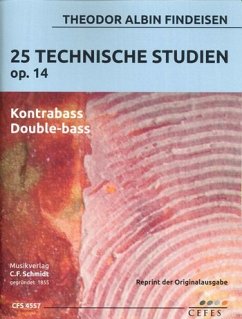 Cover 25 technische Studien op.14 für Kontrabass