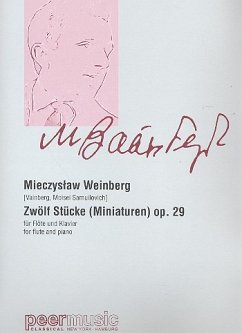 Cover 12 Stücke op.29 für Flöte und Klavier