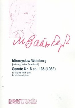 Cover Sonate Nr.6 op.136bis für Violine und Klavier