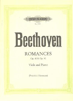 Cover Romanzen op.40 und op.50 für Viola und Klavier