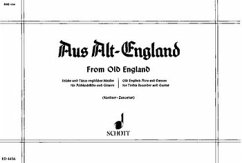 Cover Aus Alt-England Stücke und Tänze engischer Meister für Altblockflöte und Gitarre