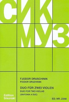 Cover Duo für 2 Violen Spielpartitur