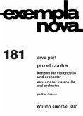 Konzert für Violoncello und Orchester Partitur Konzert für Violoncello und Orchester Partitur