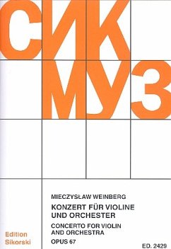 Konzert op.67 für Violine und Orchester Studienpartitur
