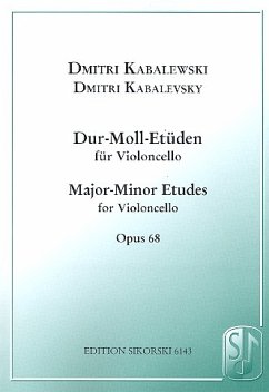 Cover Dur-Moll-Etüden op.68 für Violoncello solo